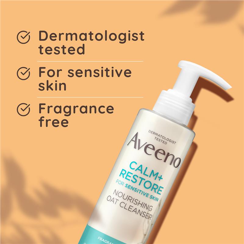 Load image into Gallery viewer, Aveeno Face Calm and Restore Nourishing Oat Cleanser 200ml
