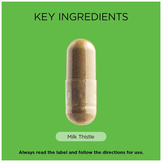 Go Healthy Milk Thistle 50000mg 1-A-Day 120 Vege Capsules Exclusive Size