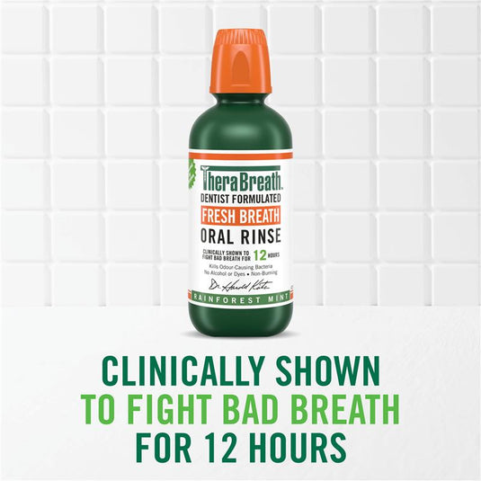 Therabreath Rainforest Mint Oral Rinse 473ml