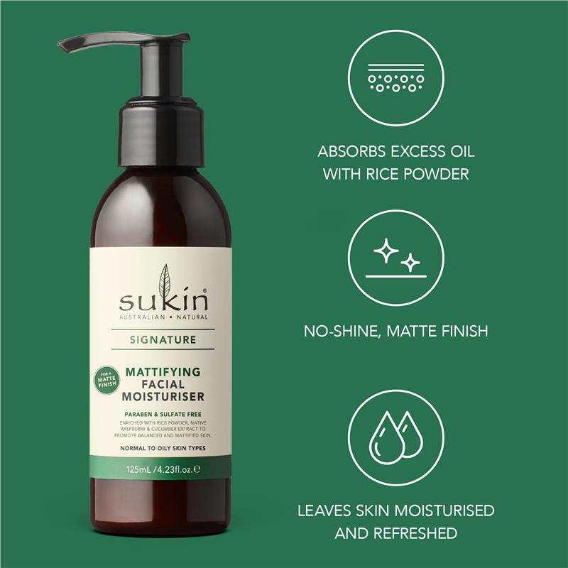 Load image into Gallery viewer, Sukin Signature Mattifying Facial Moisturiser 125ml
