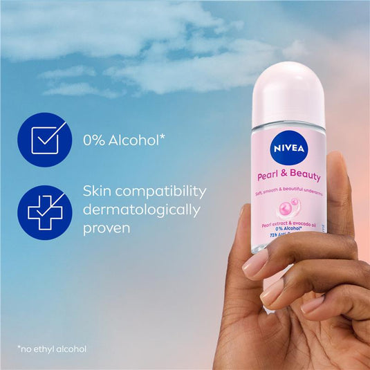 NIVEA Pearl & Beauty Roll On Deodorant 72H Protection 50ml