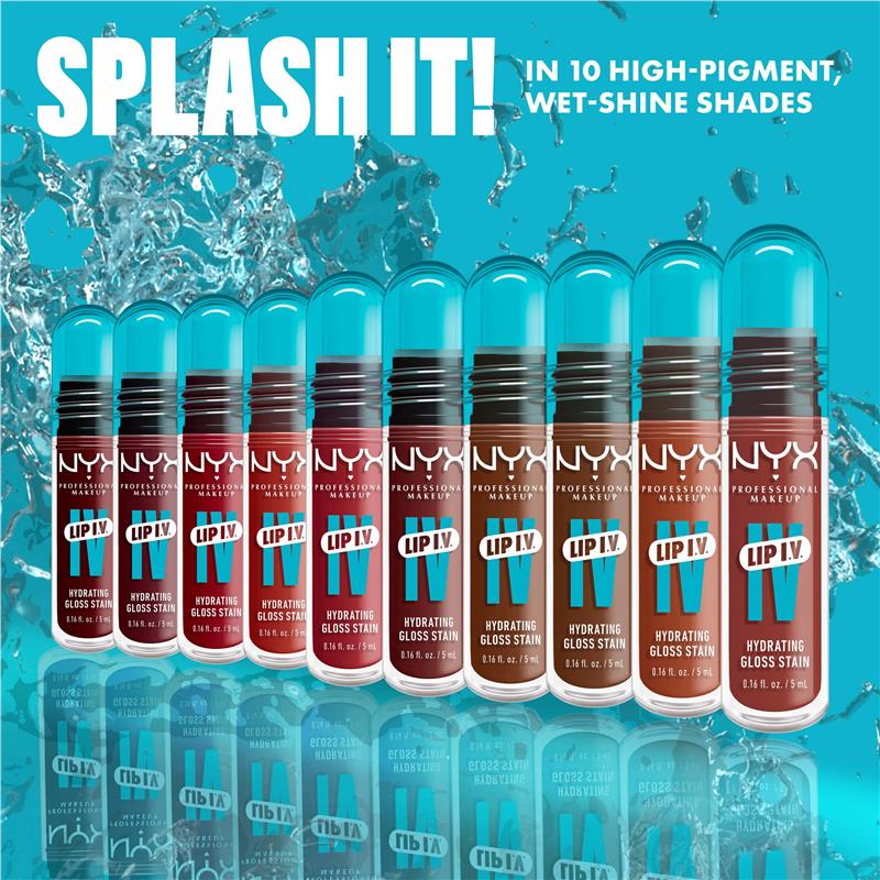 Load image into Gallery viewer, NYX Lip IV Hydrating Gloss Stain Blush Rush
