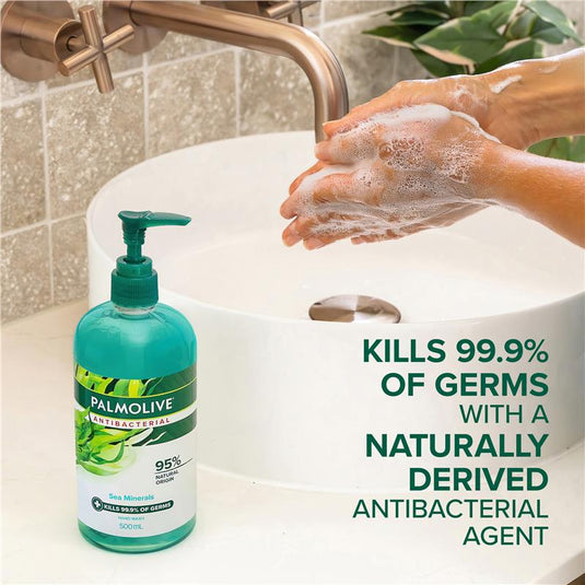 Palmolive Antibacterial Softwash Hand Wash Sea Minerals 500ml