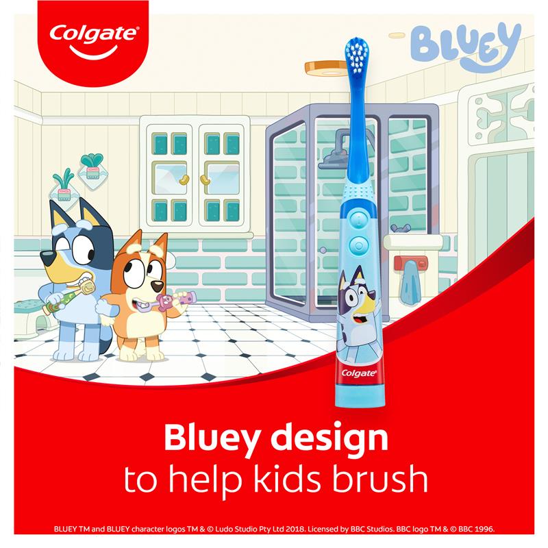 Load image into Gallery viewer, Colgate Toothbrush Battery Kids Sonic Bluey
