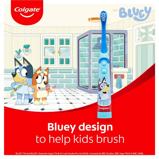 Colgate Toothbrush Battery Kids Sonic Bluey