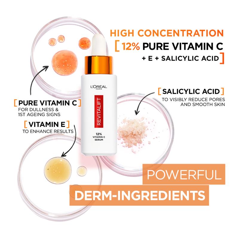 Load image into Gallery viewer, L'Oreal Paris Revitalift Vitamin C Serum 30ml
