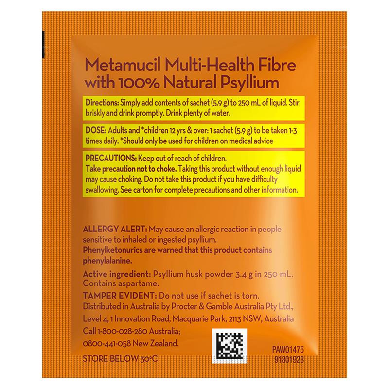 Load image into Gallery viewer, Metamucil Smooth Orange 30 Dose

