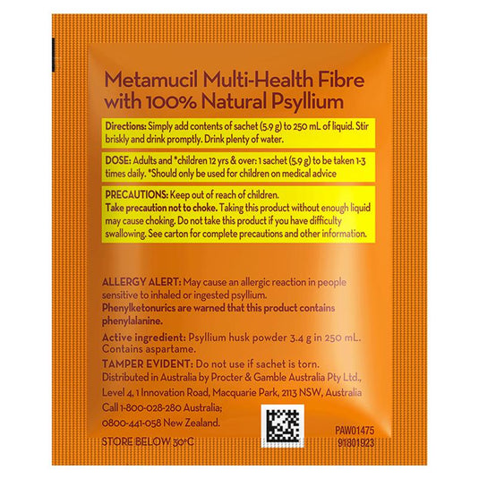 Metamucil Smooth Orange 30 Dose