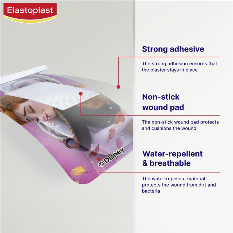Load image into Gallery viewer, Elastoplast Disney Character Strips Frozen II 20 Pack
