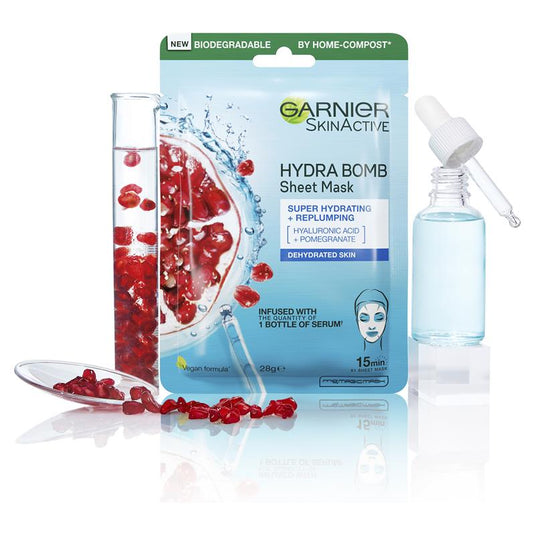 Garnier Hydra Bomb Hyaluronic Acid + Pomegranate Sheet Mask