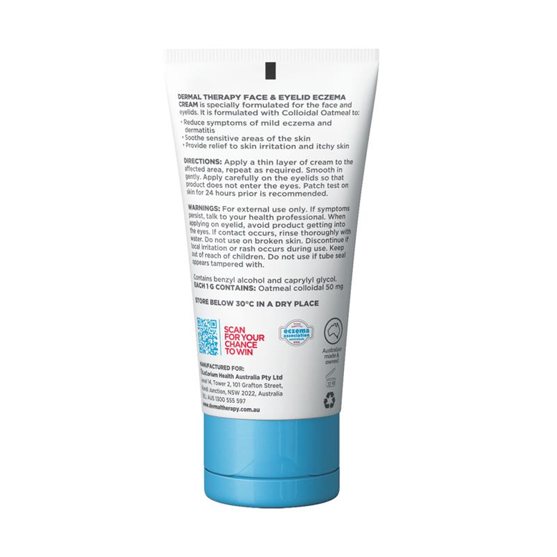 Load image into Gallery viewer, Dermal Therapy Face &amp; Eyelid Eczema Cream 40g
