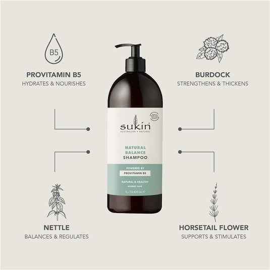 Sukin Natural Balance Shampoo 1 Litre