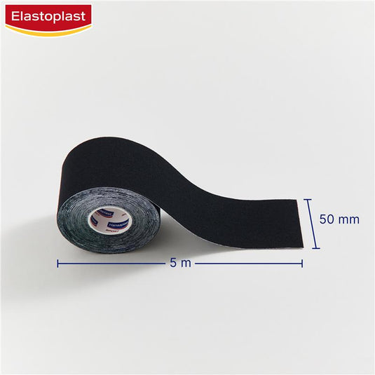 Elastoplast Kinesiology Tape Black 50mm x 5m