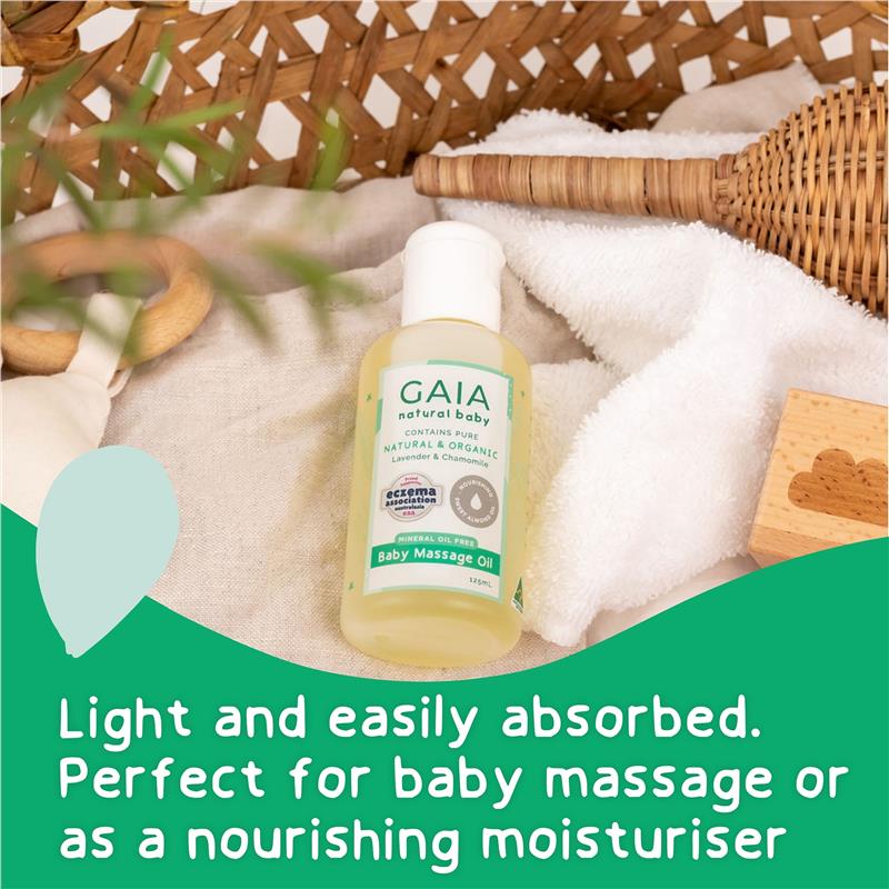 Load image into Gallery viewer, Gaia Natural Baby Massage Oil 125mL
