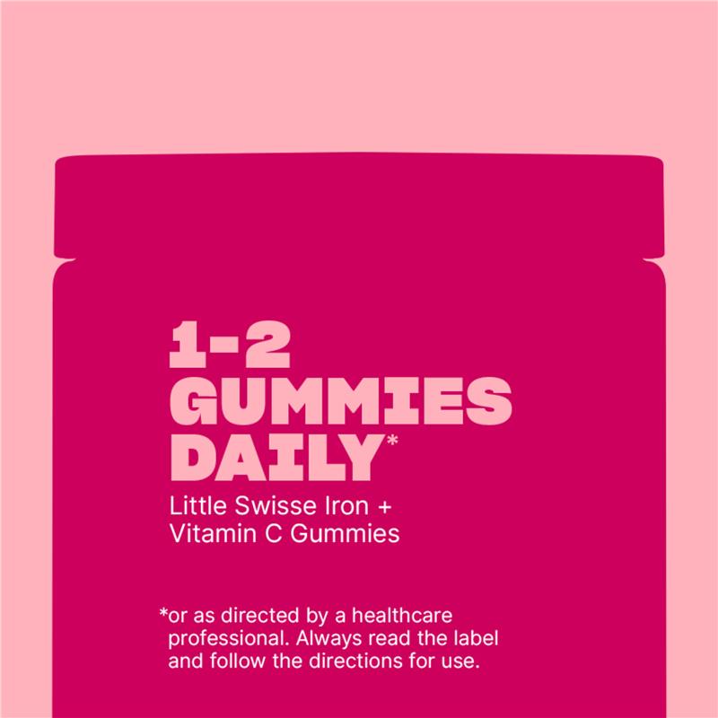 Load image into Gallery viewer, Little Swisse Iron + Vit C Gummies 40 Pack
