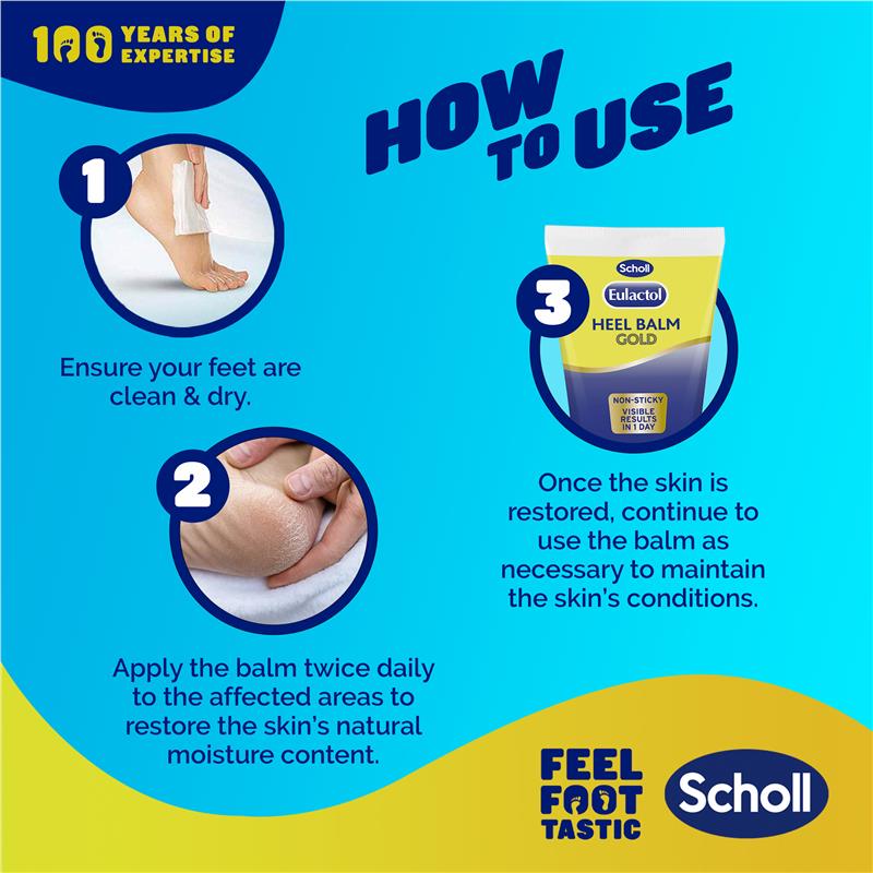 Load image into Gallery viewer, Scholl Eulactol Foot Heel Balm Gold 120ml - Rough Dry or Cracked Skin
