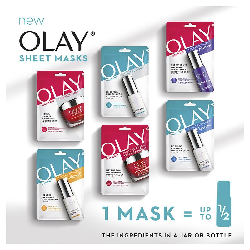 Load image into Gallery viewer, Olay Luminous Niacinamide Sheet Mask
