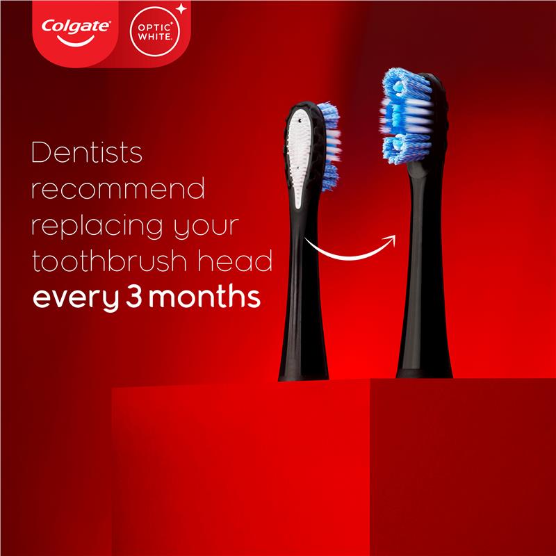Load image into Gallery viewer, Colgate Optic White Power Toothbrush Refill Soft 2 Pack
