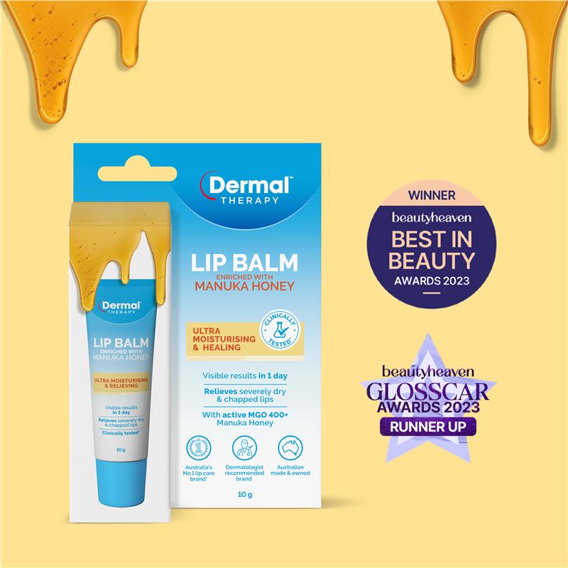 Load image into Gallery viewer, Dermal Therapy Lip Balm Manuka Honey 10g

