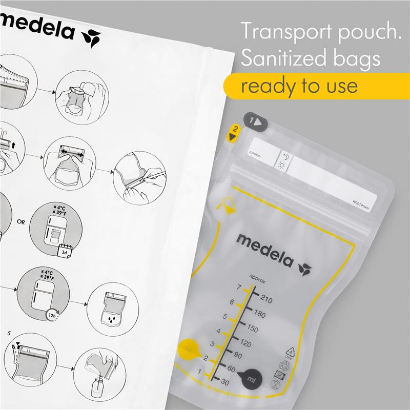 Load image into Gallery viewer, Medela Easy Pour Breast Milk Storage Bags 50 Pack
