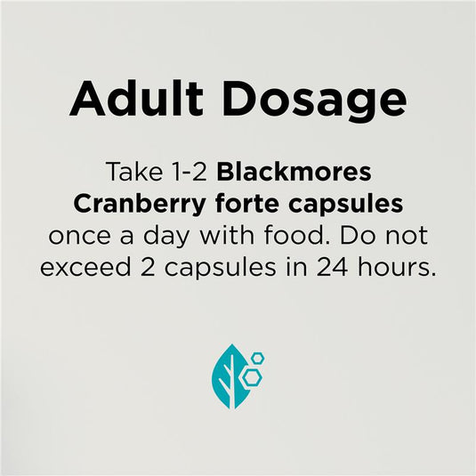 Blackmores Cranberry Forte 50000mg 90 Capsules NEW
