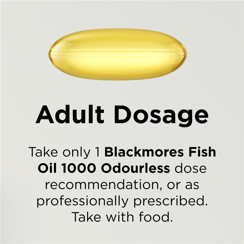 Load image into Gallery viewer, Blackmores Odourless Fish Oil 1000mg 200 Capsules
