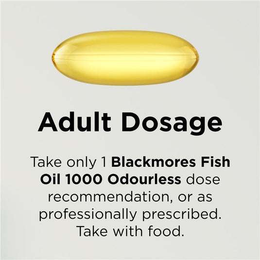 Blackmores Odourless Fish Oil 1000mg 200 Capsules