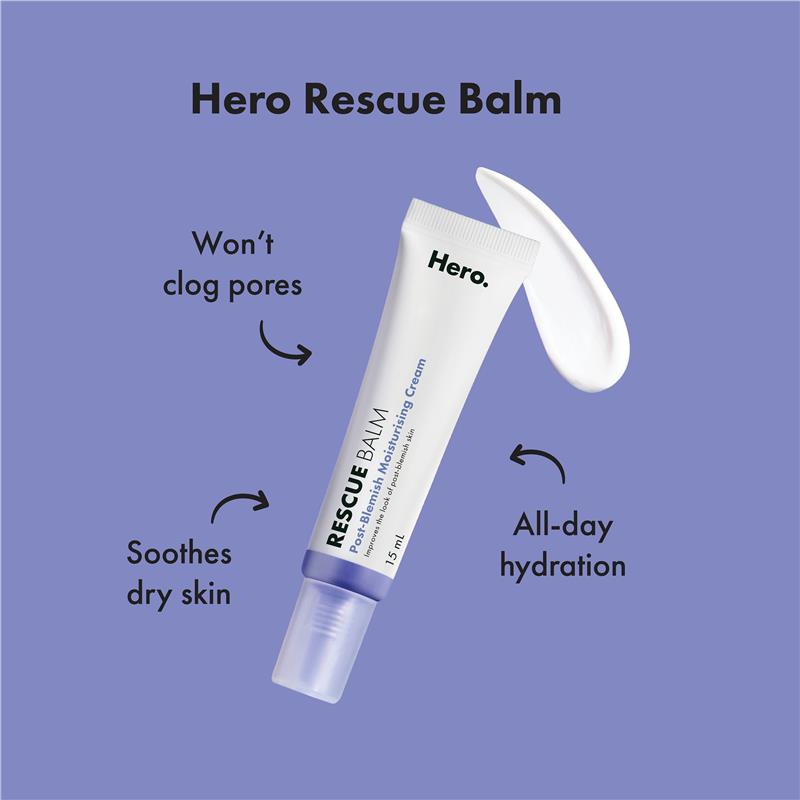 Load image into Gallery viewer, Hero Rescue Balm Post Pimple Moisturising Cream 15ml

