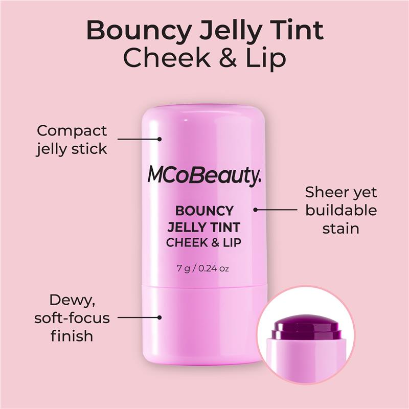 Load image into Gallery viewer, MCoBeauty Bouncy Jelly Tint Cheek &amp; Lip Berry Pop
