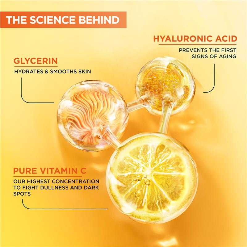 Load image into Gallery viewer, Garnier Skin Active Vitamin C Brightening Night Serum 30ml

