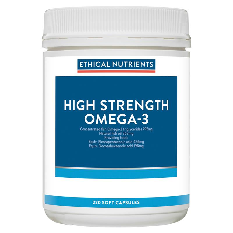 Load image into Gallery viewer, Ethical Nutrients High Strength Omega-3 220 Capsules
