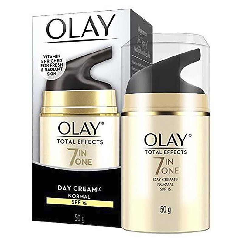Load image into Gallery viewer, Olay Total Effects 7 In One Day Face Cream Normal SPF 15 50g
