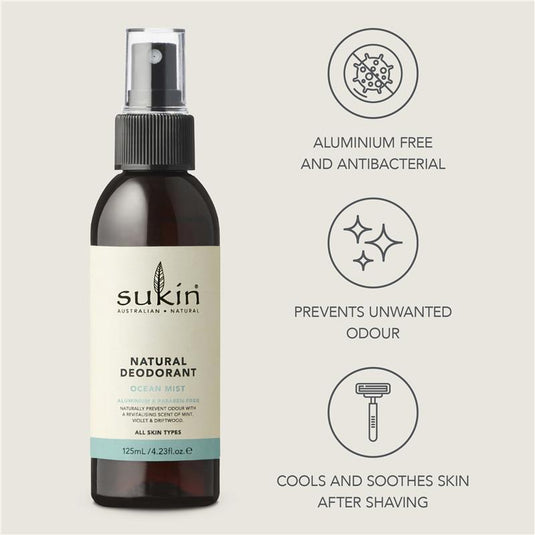 Sukin Natural Deodorant Ocean Mist 125ml