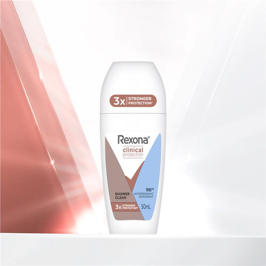 Rexona Women Clinical Protection Antiperspirant oll On Shower Clean 50ml