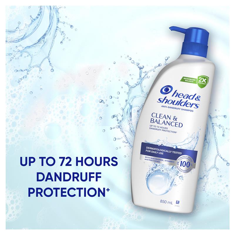 Load image into Gallery viewer, Head &amp; Shoulders Clean &amp; Balanced Shampoo 850ml
