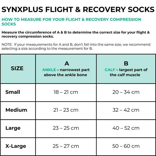 Synxplus Flight & Recovery Socks Beige X-Large