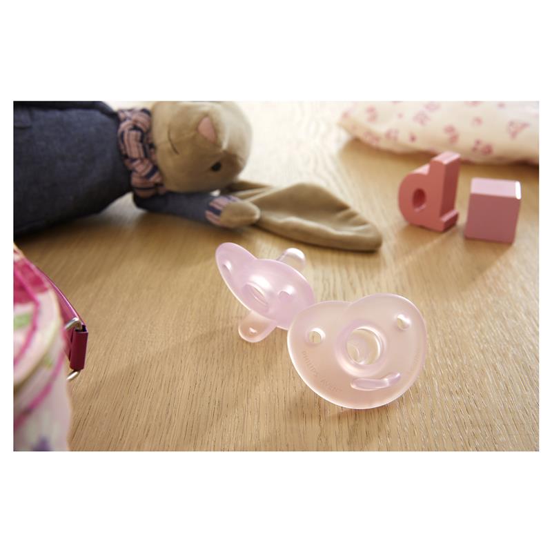 Load image into Gallery viewer, Avent Soothie 0-6 Months Pink 2 Pack
