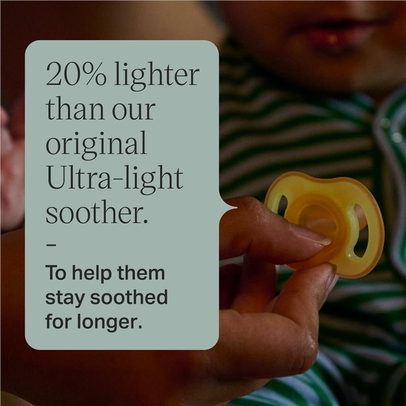 Load image into Gallery viewer, Tommee Tippee Ultralight Soother Night 18-36 Months 2 Pack
