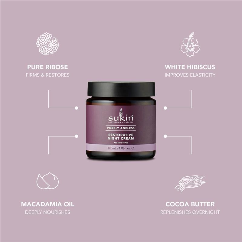 Load image into Gallery viewer, Sukin Purely Ageless Restorative Night Cream 120ml
