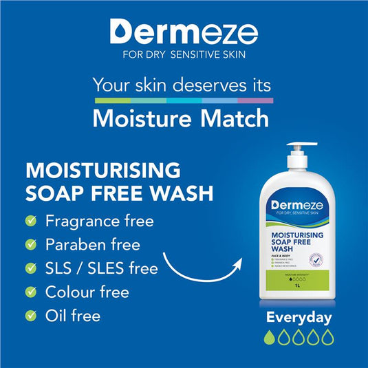 Dermeze Soap Free Wash 1 Litre