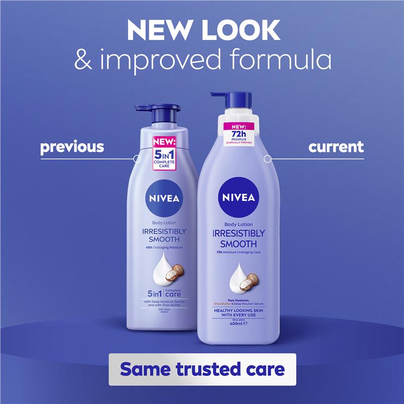 Load image into Gallery viewer, NIVEA Irresistibly Smooth Body Lotion 400ml
