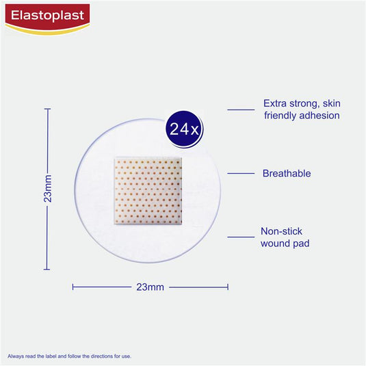 Elastoplast Sensitive Transparent Hypoallergenic Spot 24 Spots