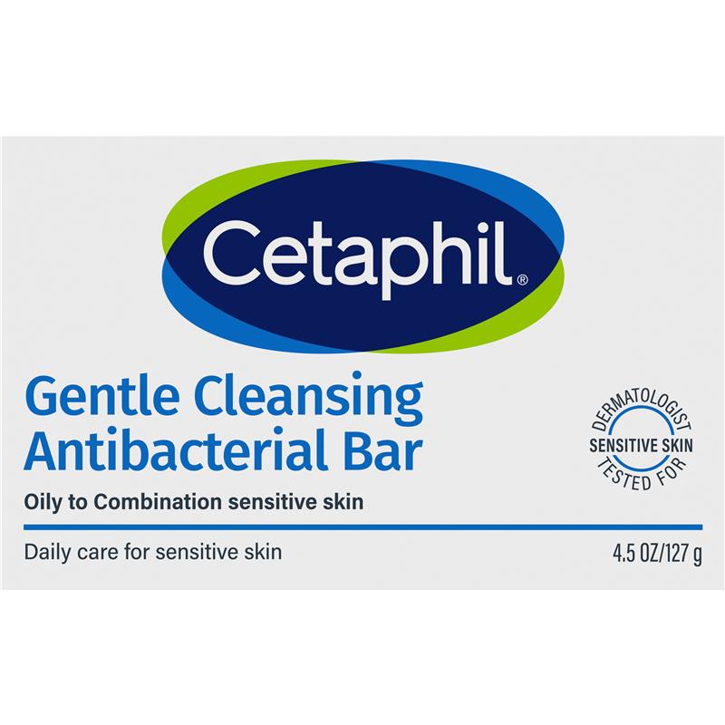 Load image into Gallery viewer, Cetaphil Gentle Cleansing Antibacterial Bar 127g
