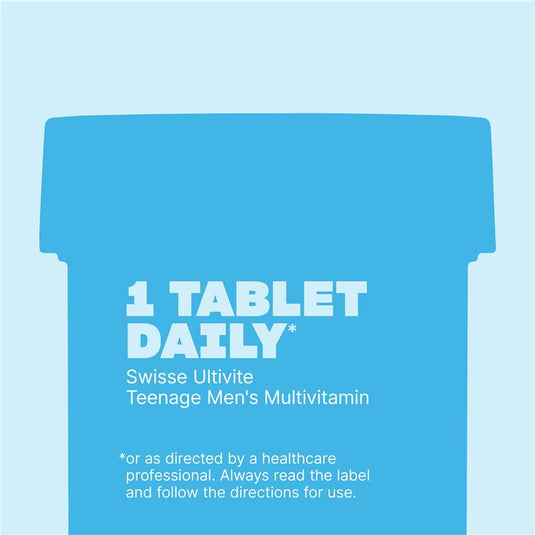 Swisse Teenage Ultivite Men's Multivitamin 60 Tablets