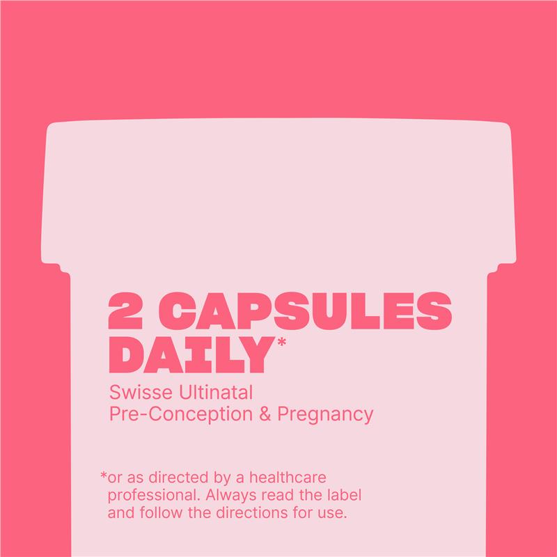 Load image into Gallery viewer, Swisse Ultinatal Pre Conception &amp; Pregnancy 180 Capsules
