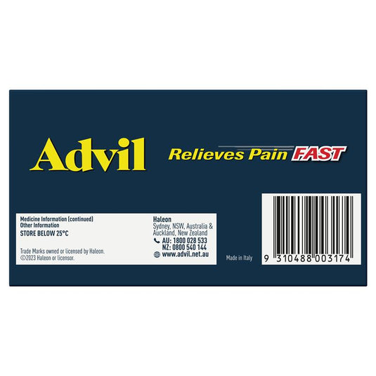 Advil Ibuprofen Pain Relief 96 Tablets