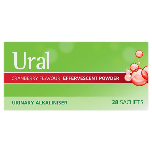 Ural Effervescent Powder Cranberry 28 Sachets
