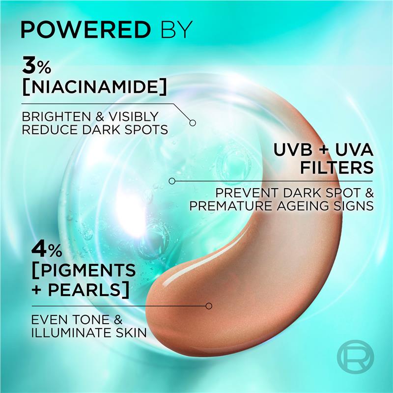 Load image into Gallery viewer, L'Oreal Bright Reveal Tinted SPF 50 Fluid Medium 50ml
