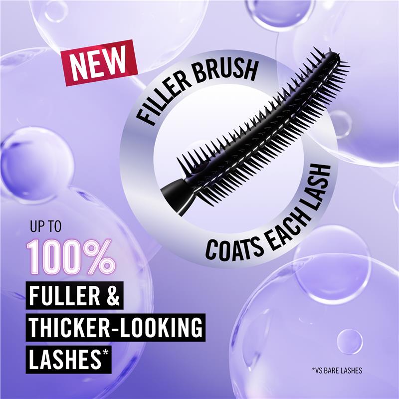Load image into Gallery viewer, Rimmel London Wonder Bond Lash Filler + Hyaluronic Mascara Black Brown

