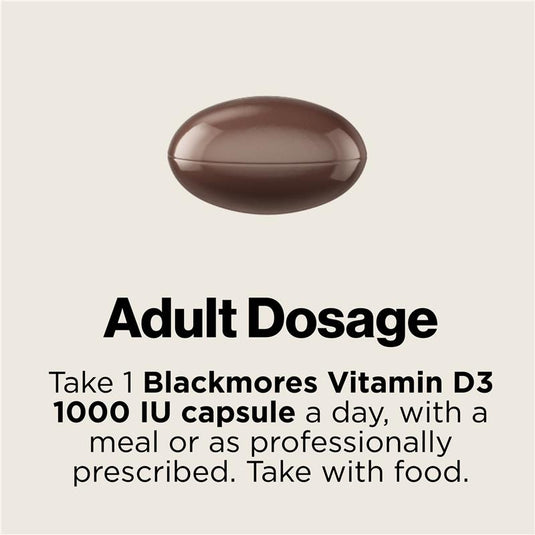 Blackmores Vitamin D3 1000IU 300 Capsules